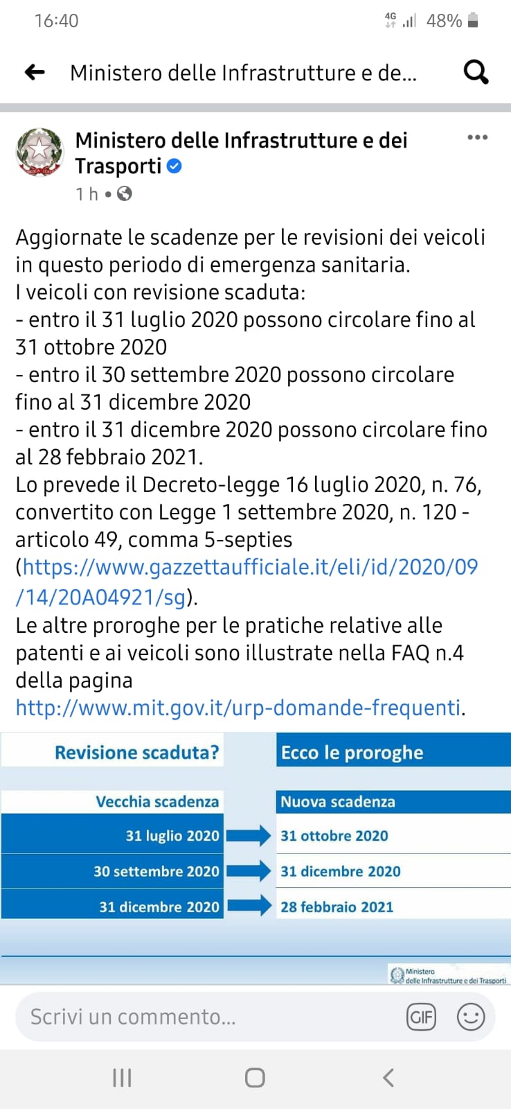 proroga italiana revisioni dl semplificazione Revisioniautoblog